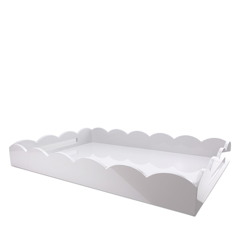 Addison Ross Large Lacquer Scalloped Ottoman Tray | Bloomingdale's (US)