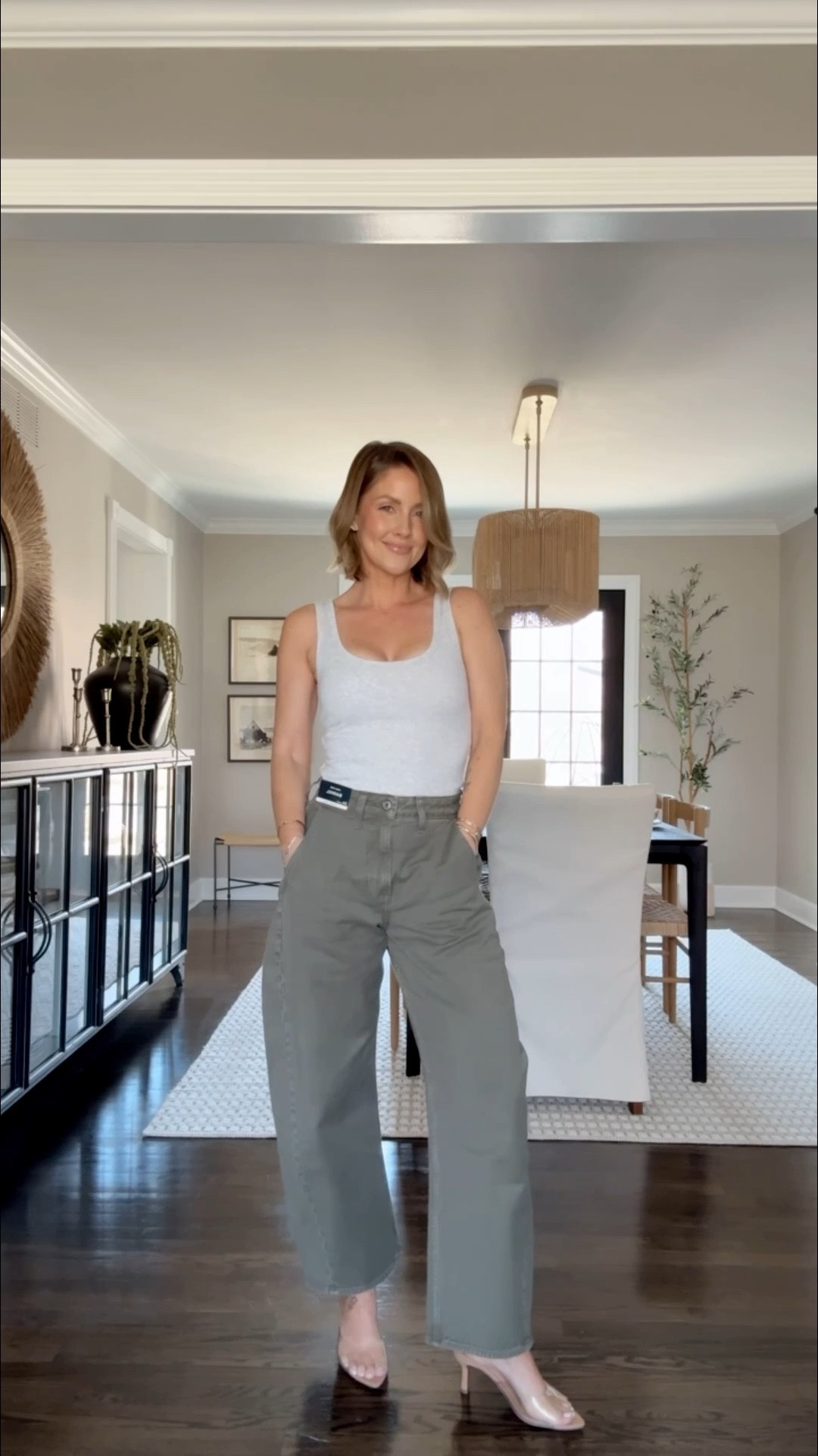 XS tank / 24 jenas (I size down one size in the Curve Love style)￼
Abercrombie Buy More Save More Sale!

#LTKPetite #LTKootd #LTKSaleAlert