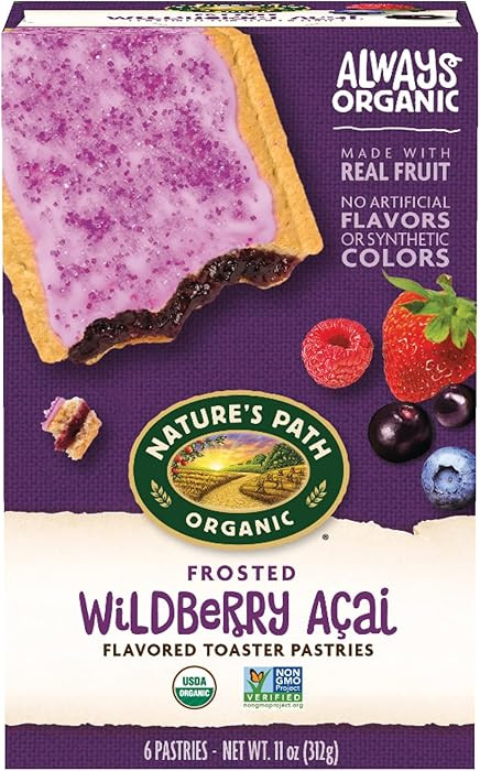 Nature's Path Organic Frosted Wildberry A\u00e7ai Toaster Pastries, 11 oz (Pack of 1), Non-GMO, F... | Amazon (US)