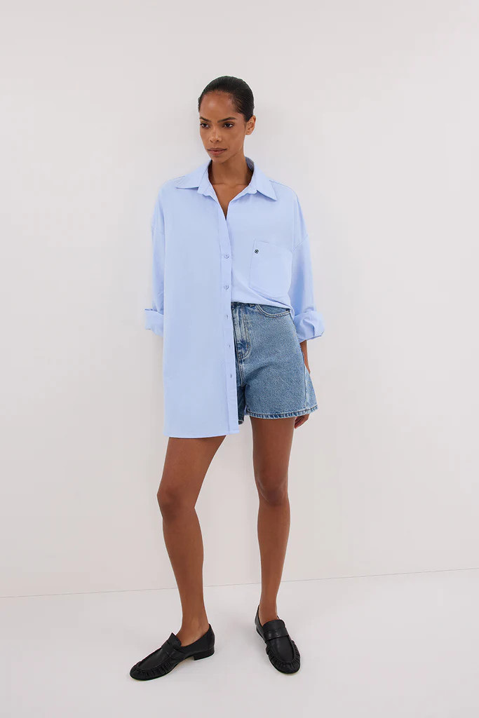 FINN MEDIUM BLUE DENIM SHORT | DISSH