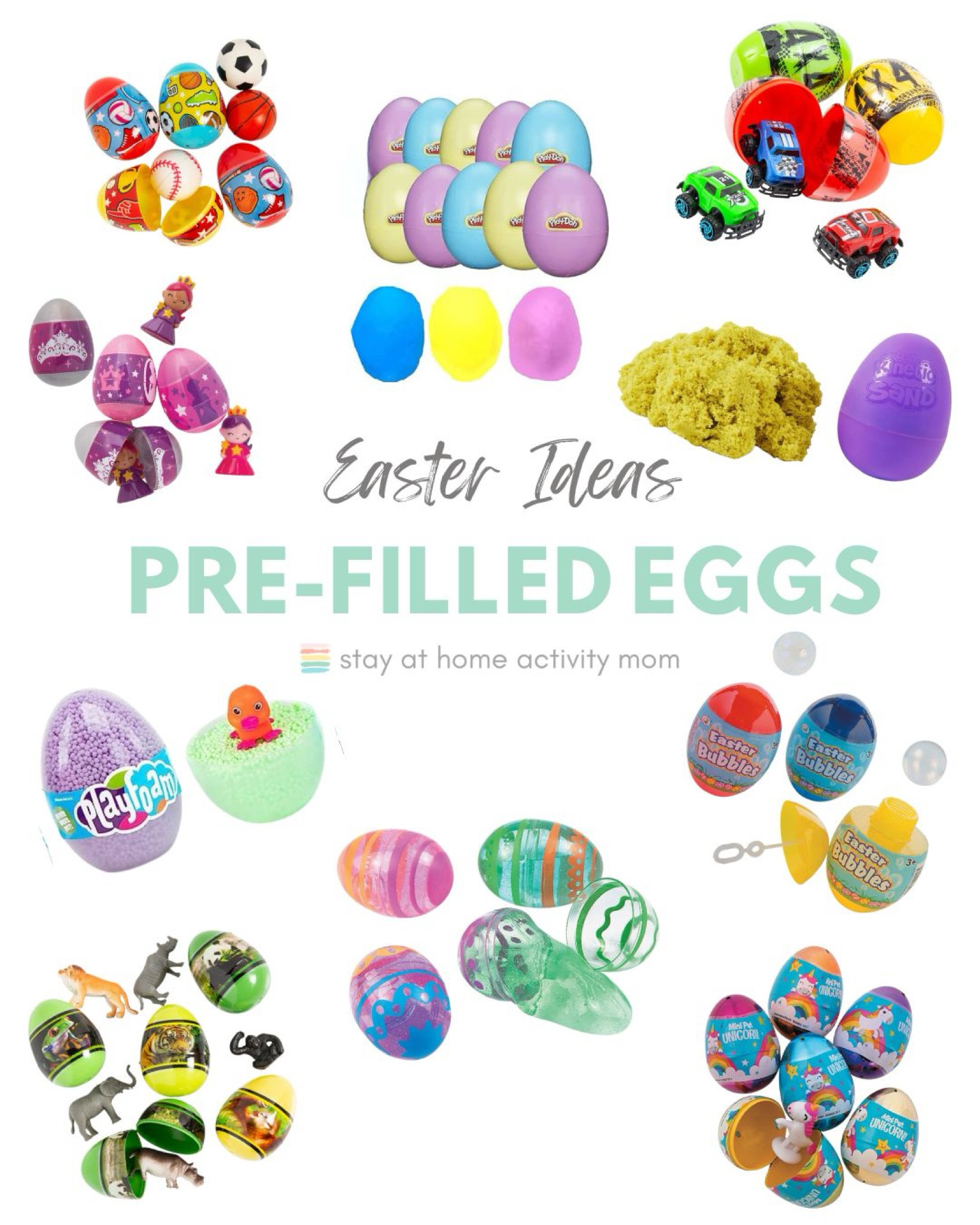 Filling Easter eggs can be fun, but sometimes we need a little time saver like these pre-filled eggs! Lots of fun options that aren’t all candy! 

#LTKSeasonal #LTKfamily #LTKkids
