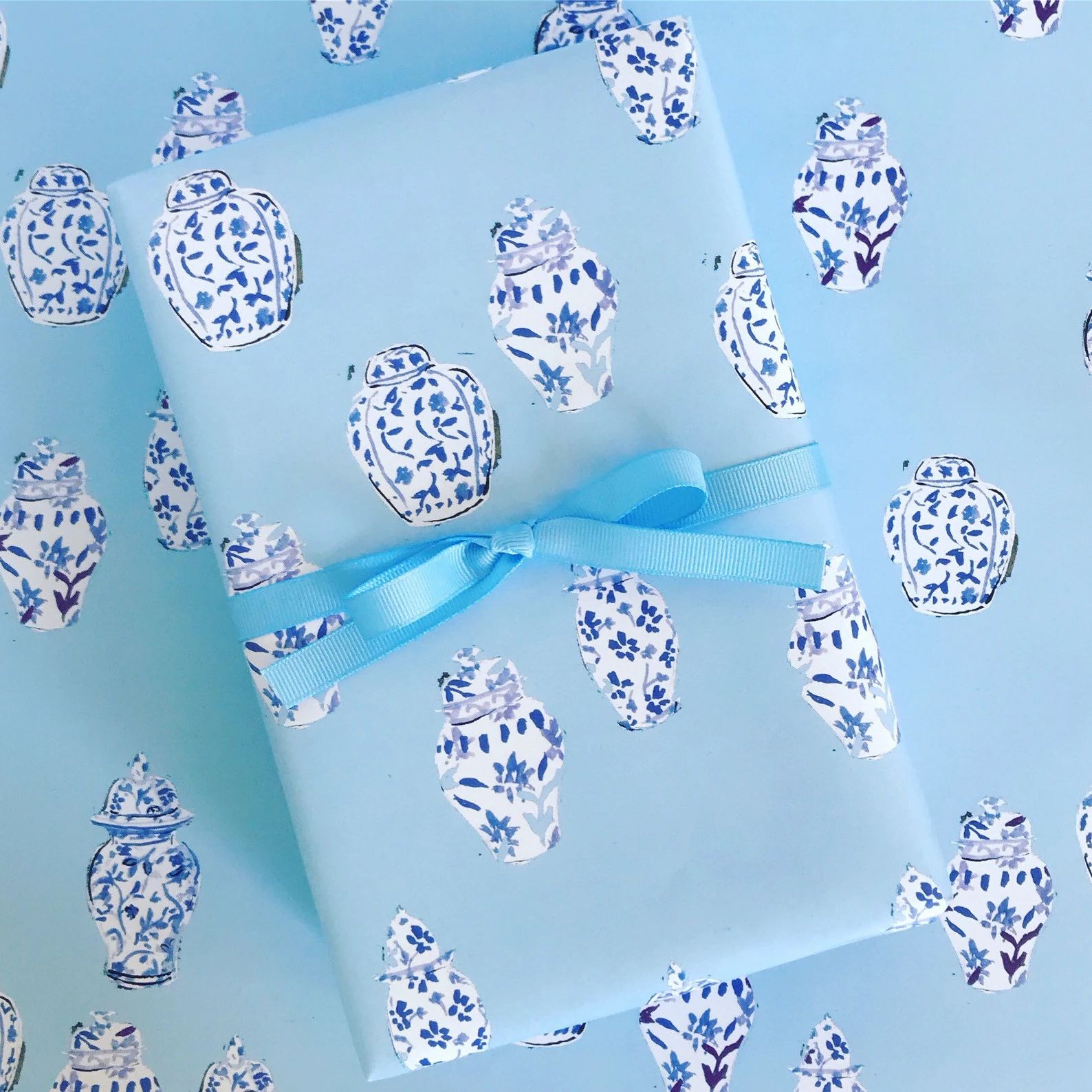 Wrapping Paper: Blue Ginger Jars {Gift Wrap, Birthday, Holiday, Christmas} | Etsy (US)