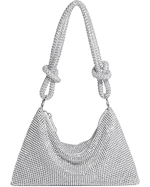 Rhinestone Purse for Women Evening Bag Glitter Sparkly Mini Handbags | Amazon (US)