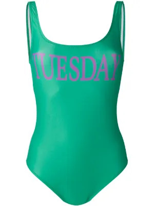 Alberta Ferretti - Tuesday Print Swimsuit - Women - Polyester/Spandex/Elasthanne - 40 | Farfetch FR