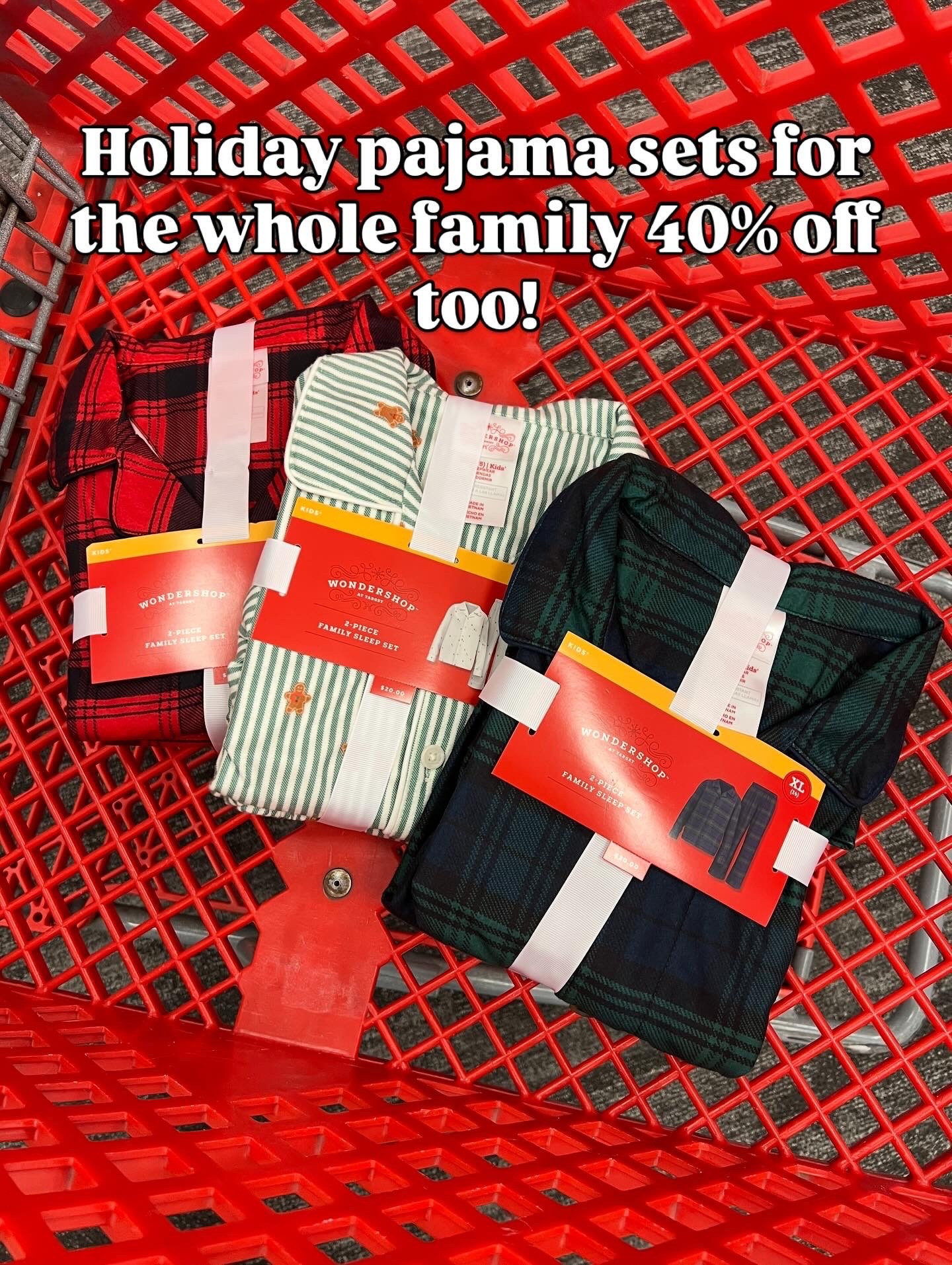 Holiday pajamas on sale at Target, ends Saturday! 40% off (I would not pay full price for these!)

#LTKFindsUnder100 #LTKFindsUnder50 #LTKSaleAlert