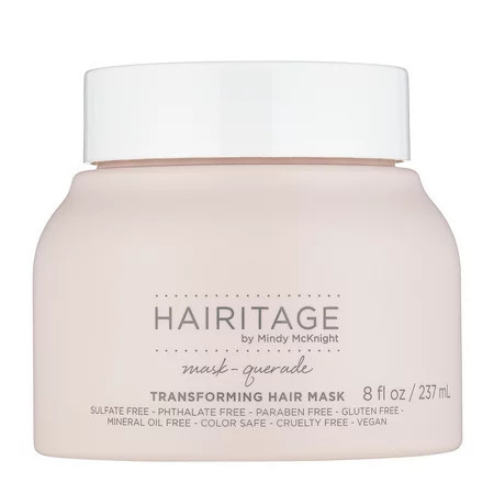 Hairitage Mask-Querade Treatment Argan + Aloe for Dry Hair, Anti Frizz, Color Safe, Deep Conditioner, 8oz | Walmart (US)