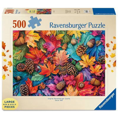 Ravensburger Autumn Riches Large Format Jigsaw Puzzle - 500pc | Target