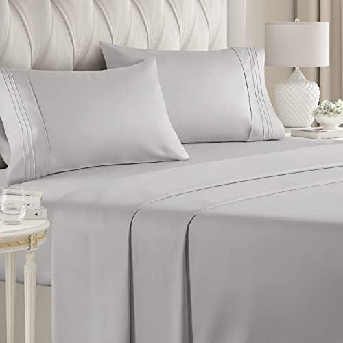 Full Size Sheet Set - Breathable & Cooling Sheets - Hotel Luxury Bed Sheets - Extra Soft - Deep P... | Amazon (US)