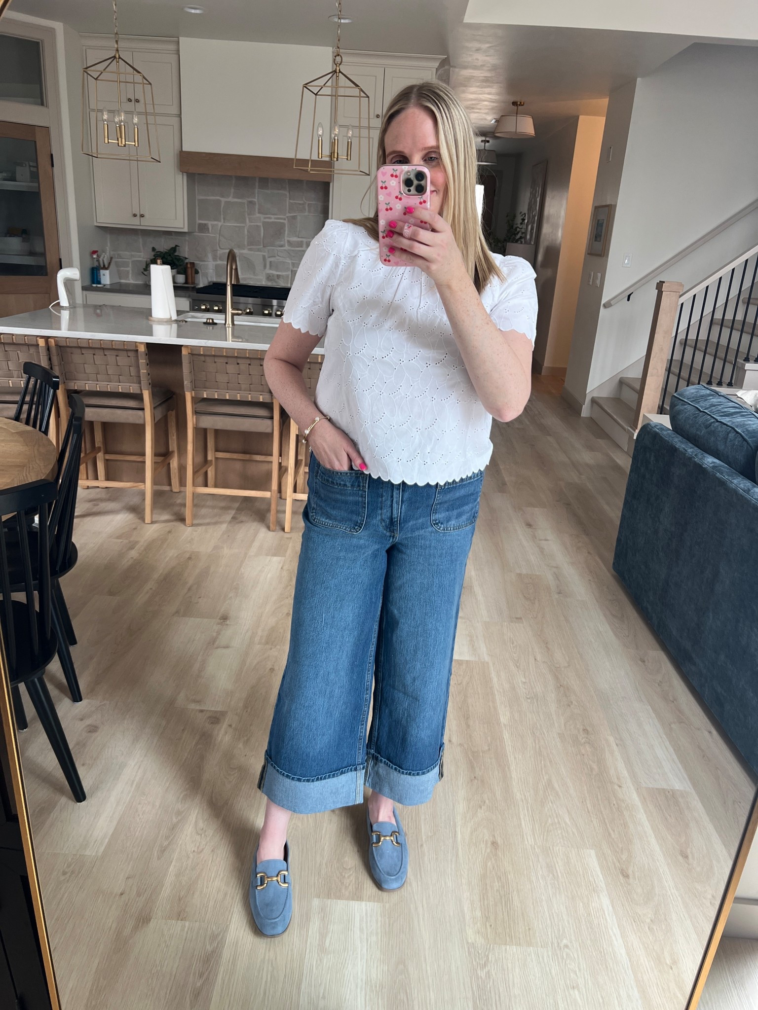 Favorite cropped denim for spring! Only $26! Fits TTS - but snug in the waist (but holds ya in!) 

#LTKStyleTip #LTKMidsize #LTKFindsUnder50