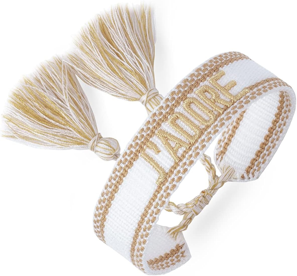 Woven Friendship Wrap Bracelets Adjustable Couple Braided Bracelets for Women Girls Gift | Amazon (US)