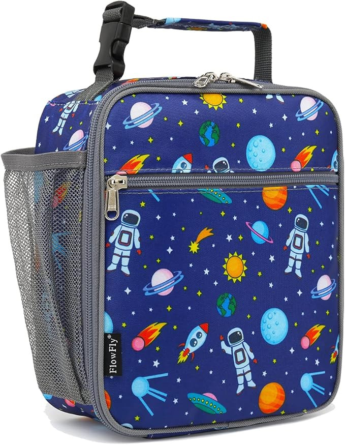 FlowFly Kids Lunch box Insulated Soft Bag Mini Cooler Back to School Thermal Meal Tote Kit for Gi... | Amazon (US)