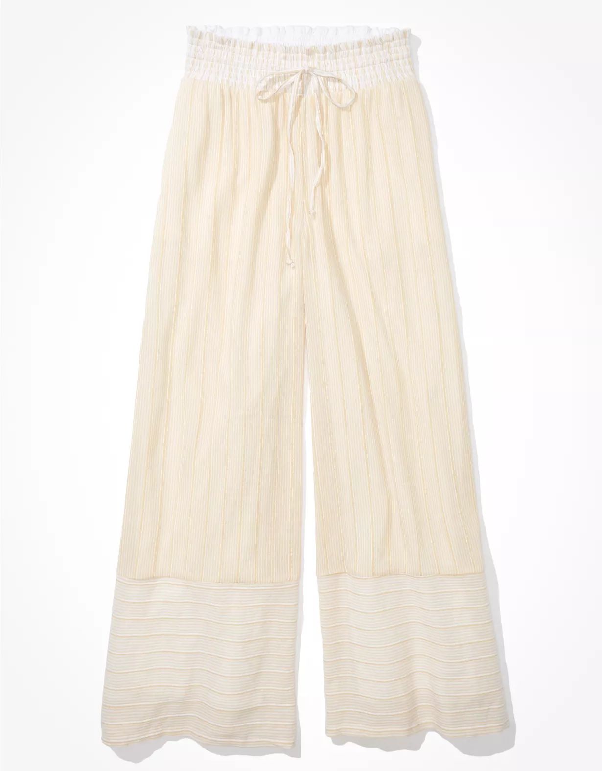 AE Smocked Wide Leg Pant | American Eagle Outfitters (US & CA)