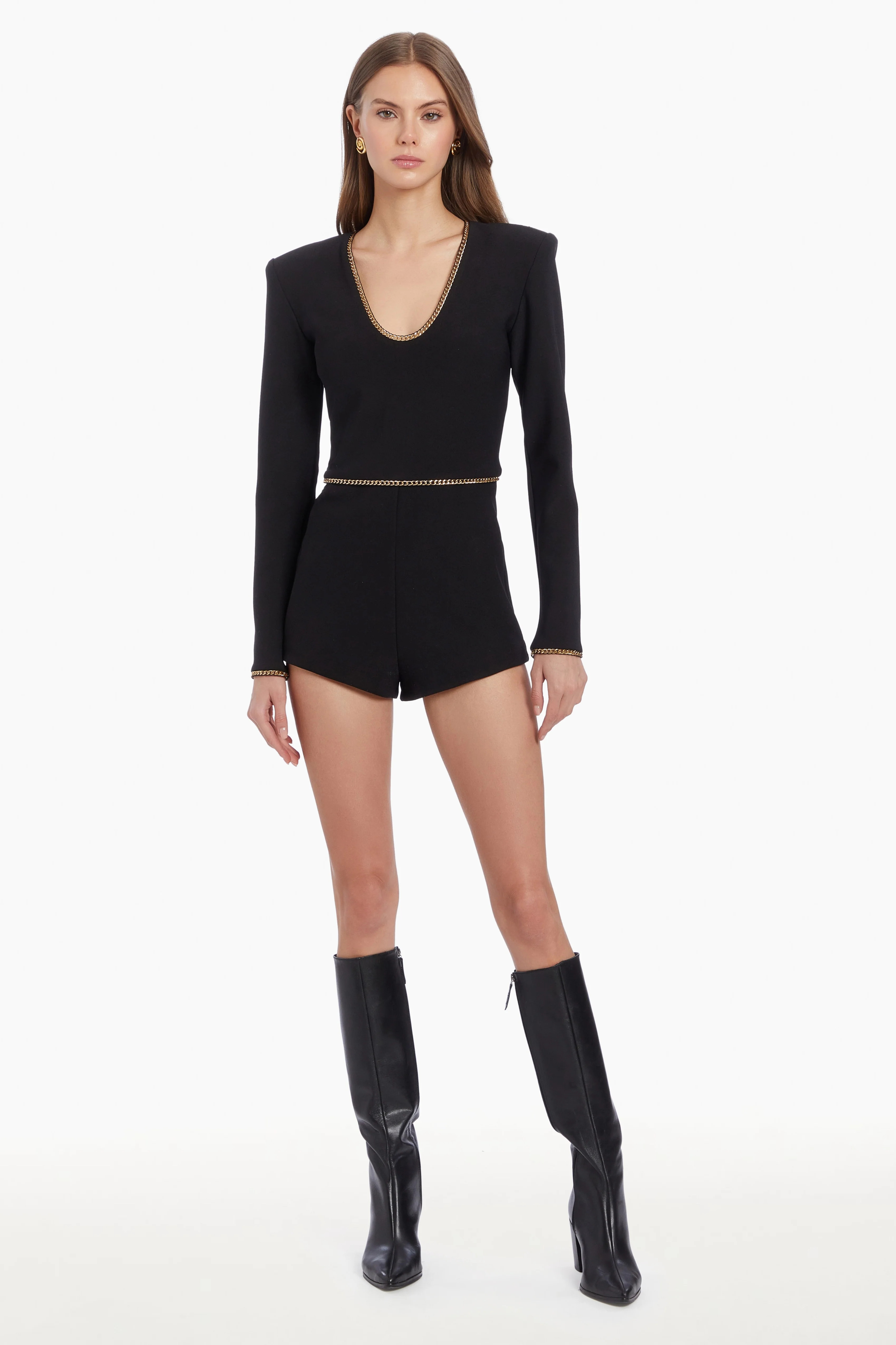 Boheme Romper Black / L | Amanda Uprichard