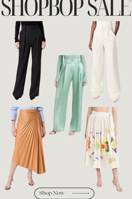 My favorite skirts and trousers from the Shopbop sale!🤍 

Shopbop sale. Trousers. Skirts. Midi skirt. Spring fashion. Spring pants. Spring skirt. Spring sale.

#LTKstyletip #LTKsalealert #LTKSeasonal