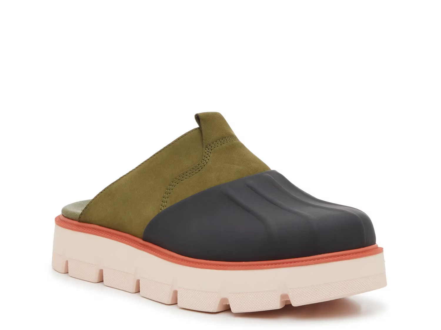 SOREL Rein Clog | Women's | Dark Olive/Black | Size 8 | Clogs | Lug | Platform | DSW