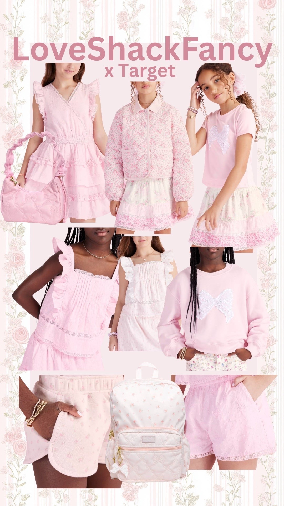 LoveShackFancy x Target 
Girls 7 -14
Pink bow
Back to school

#LTKSeasonal #LTKKids #LTKSaleAlert