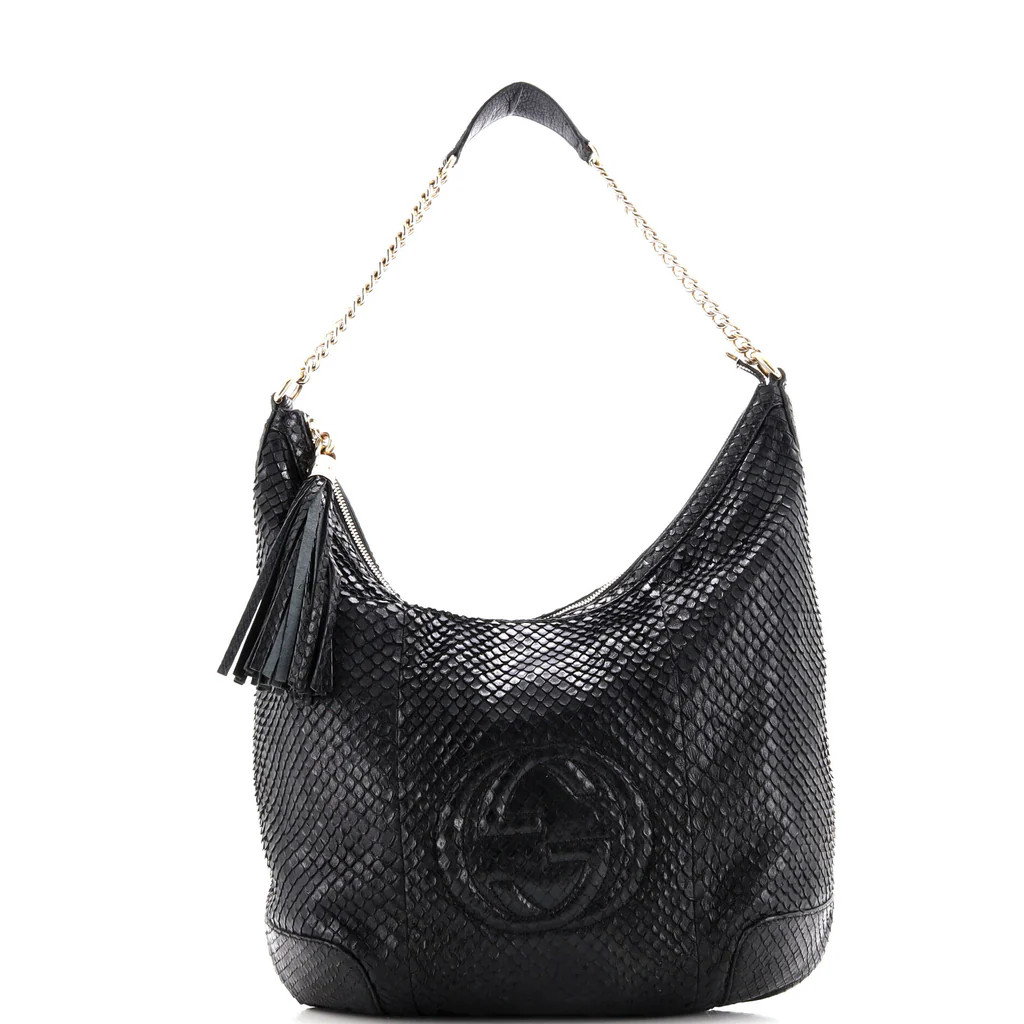 Soho Chain Hobo Python Medium | Rebag