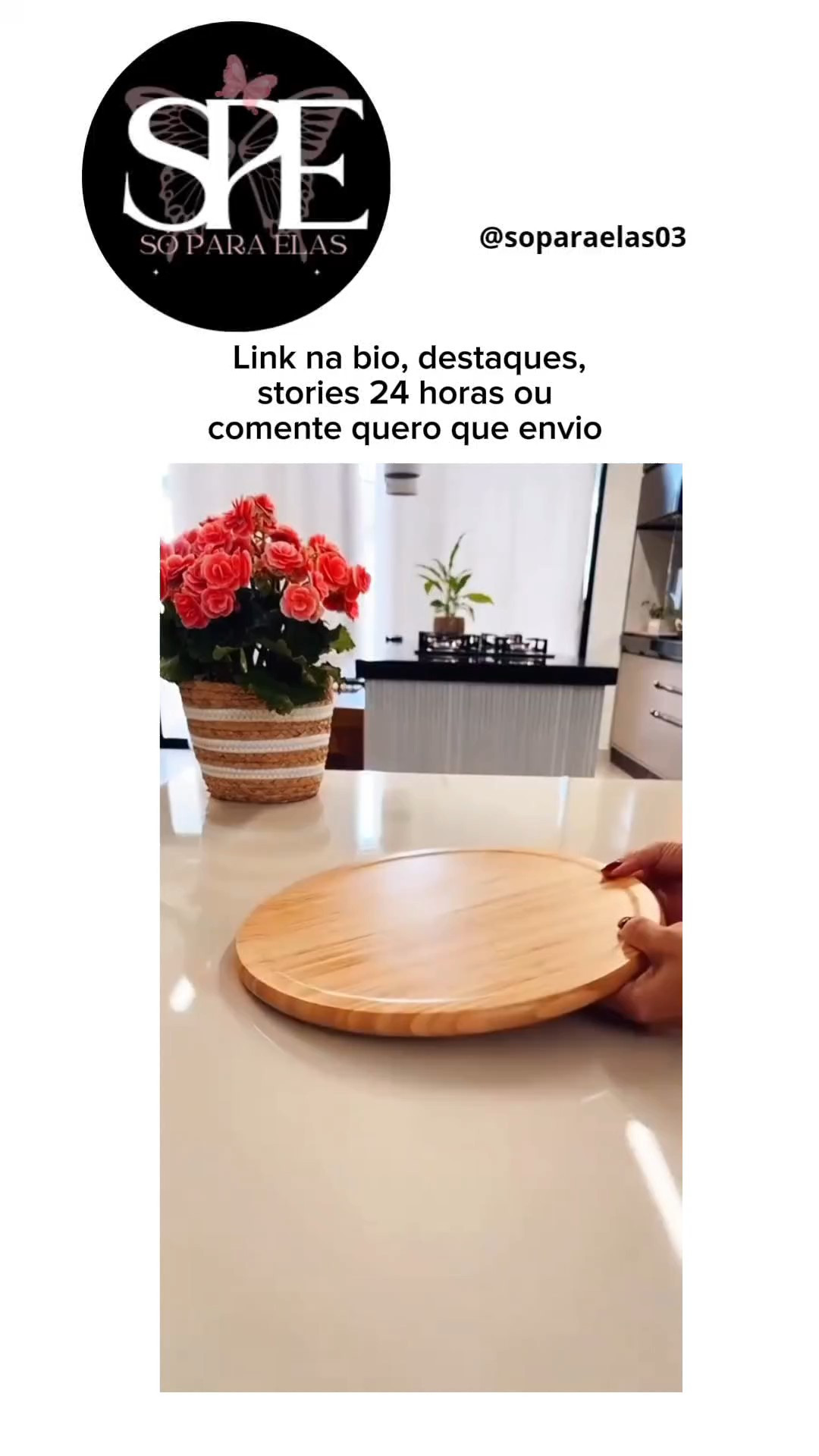 O prato giratório perfeito para enfeitar ou para uma linda mesa posta!

#LTKhome #LTKVideo #LTKbrasil