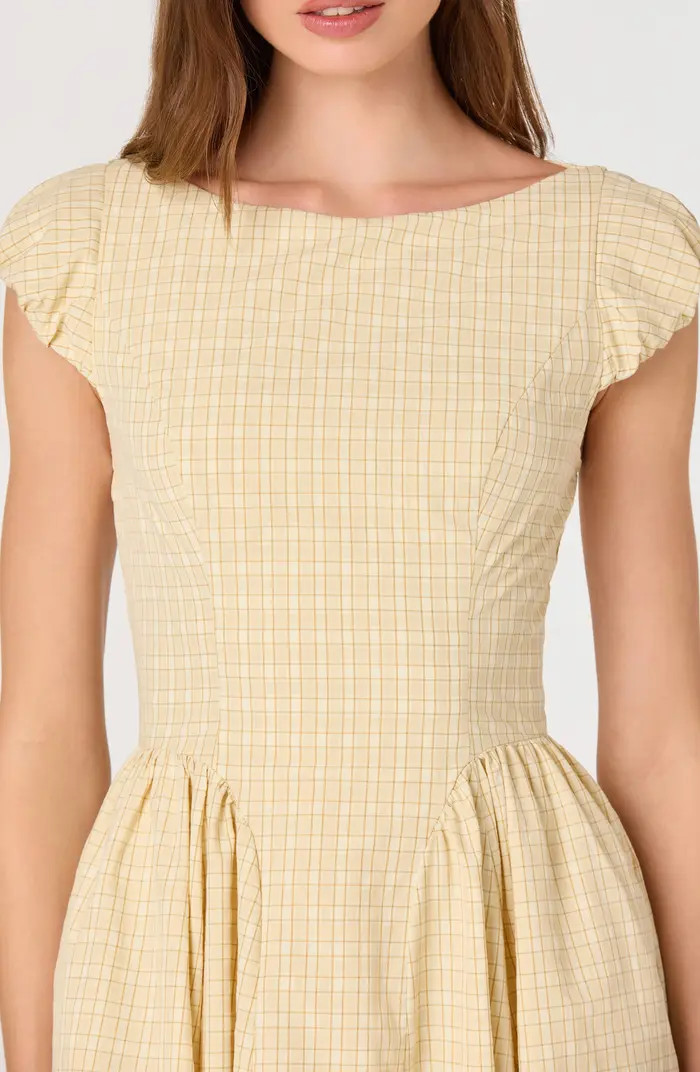 Emalee Check Print A-Line Dress | Nordstrom