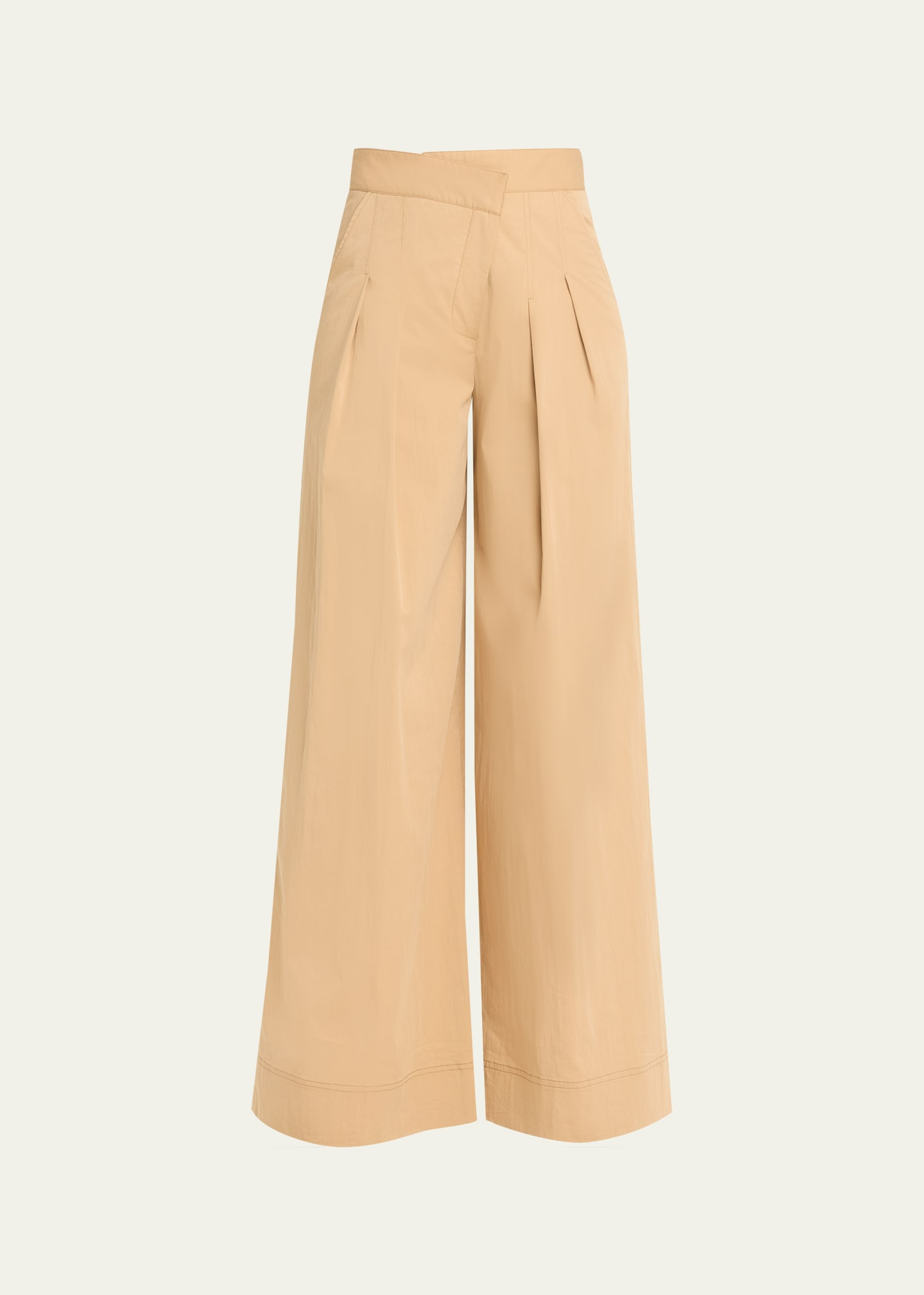 Veronica Beard Heron Pleated Wide-Leg Pants | Bergdorf Goodman