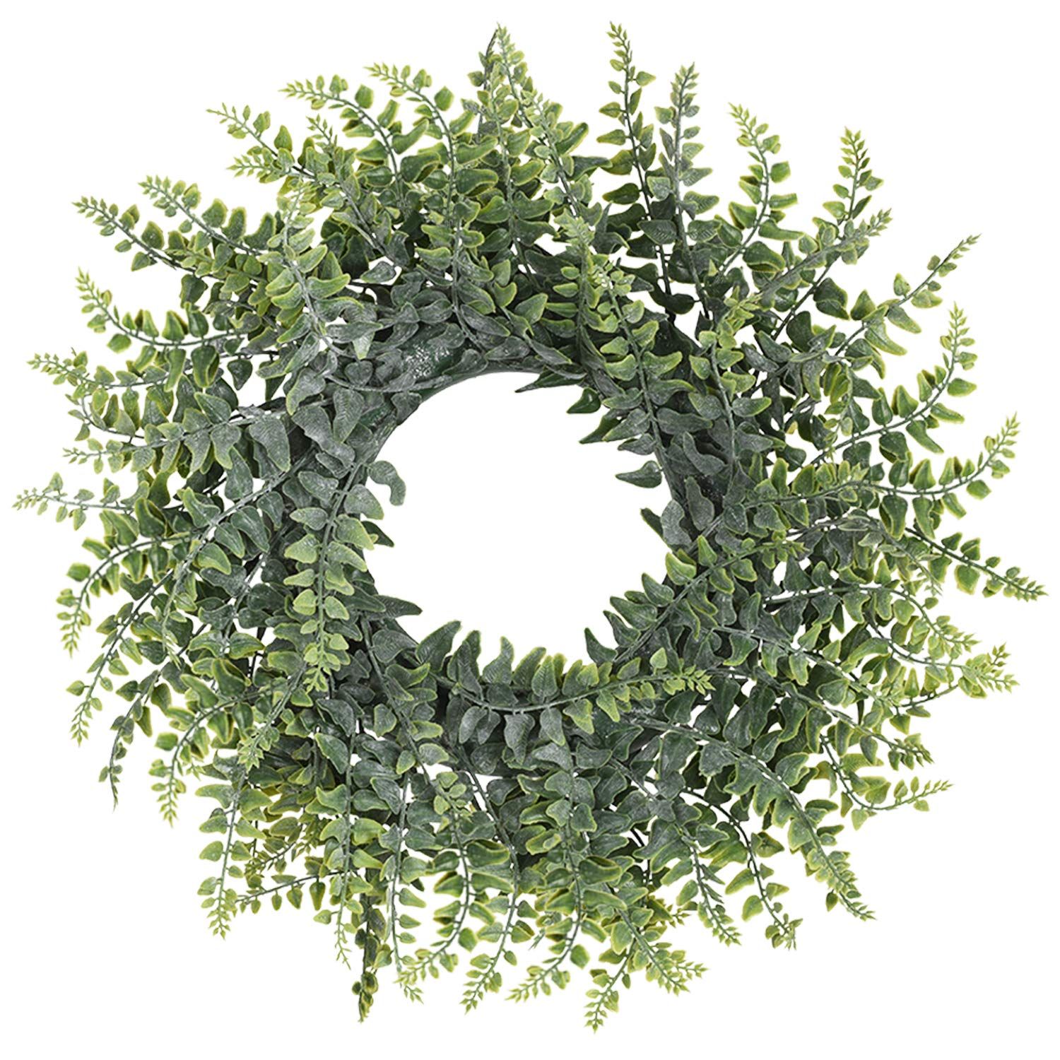 Coolmade Plastic Unlit Wreath, 14" (Green) | Walmart (US)