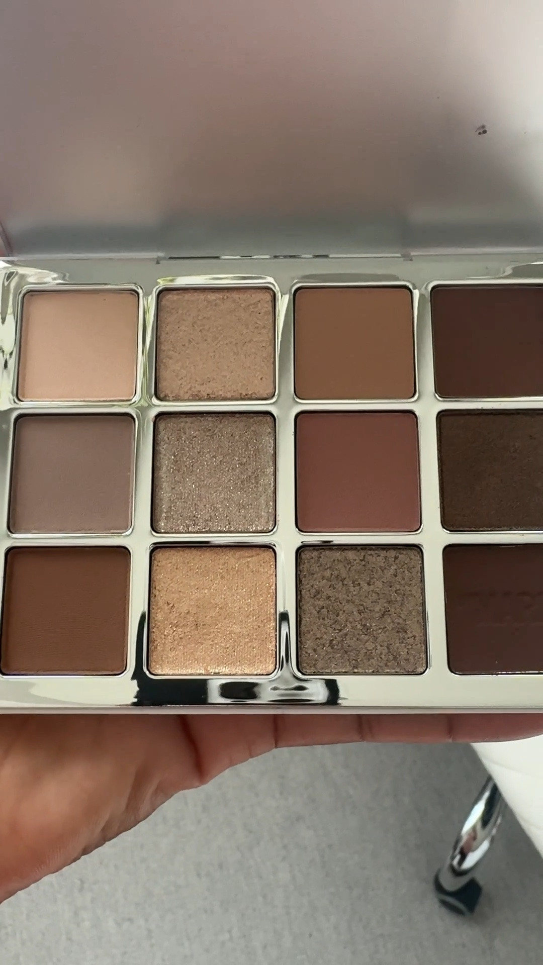 Neutral glam staple 🤎✨ This neutral eyeshadow palette has the perfect mix of matte brown shades & shimmery champagne tones for everyday makeup, soft glam & fall makeup looks. A must-have beauty favorite for beginners & makeup lovers! 

#neutralmakeup #eyeshadowpalette #softglam #everydaymakeup #brownmakeup #makeupfavorites #glammakeup #beautyfinds #fallmakeup #matteeyeshadow #shimmeryeyeshadow #makeuplover

#LTKBeauty #LTKgrwm #LTKBeauty #LTKWedding