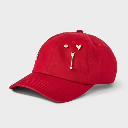 Valentine Gold Embellishment Baseball Hat - Universal Thread™ Red | Target