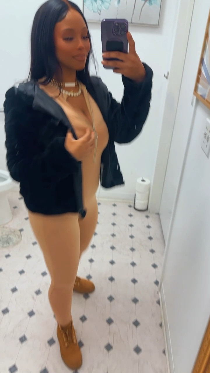 Always stylin 😛😍

Model is wearing a Natural Black Water Wave Human Hair Lace Front Affordable Wig, natural makeup, Fluffly mink lashes, LAGSHIAN Women’s Sexy Casual Long Sleeve V Neck Zipper One Piece camel tan  Jumpsuit, black SHEIN Solid Zipper Hooded Coat, yellow gold clustered tennis necklace, and Tan Timberland Boots 

Lip combo for ombré pink nude lips 

Nude lip stick : SEPHORA COLLECTION
#LIPSTORIES Lipstick | color 01 brunch date matte pink nude 

Pink lip gloss : MAC LIPGLASS 309 LUST 0.10 OZ NIB

Clear lip gloss : broadway rosehip oil lip gloss

Lip liner : kiss new york Luxury Intense Lip Liner, Long-Lasting Creamy Lip Liner Retractable Easy to Use Lip Liner (Dark Brown)

Nude long sleeve bodycon jumpsuit size : small 

Timberland Boots : 6US(Men) 

Yellow gold clustered tennis necklace @shoptjp 

Book model for your next project! 💕

#LTKstyletip #LTKshoecrush #LTKbeauty