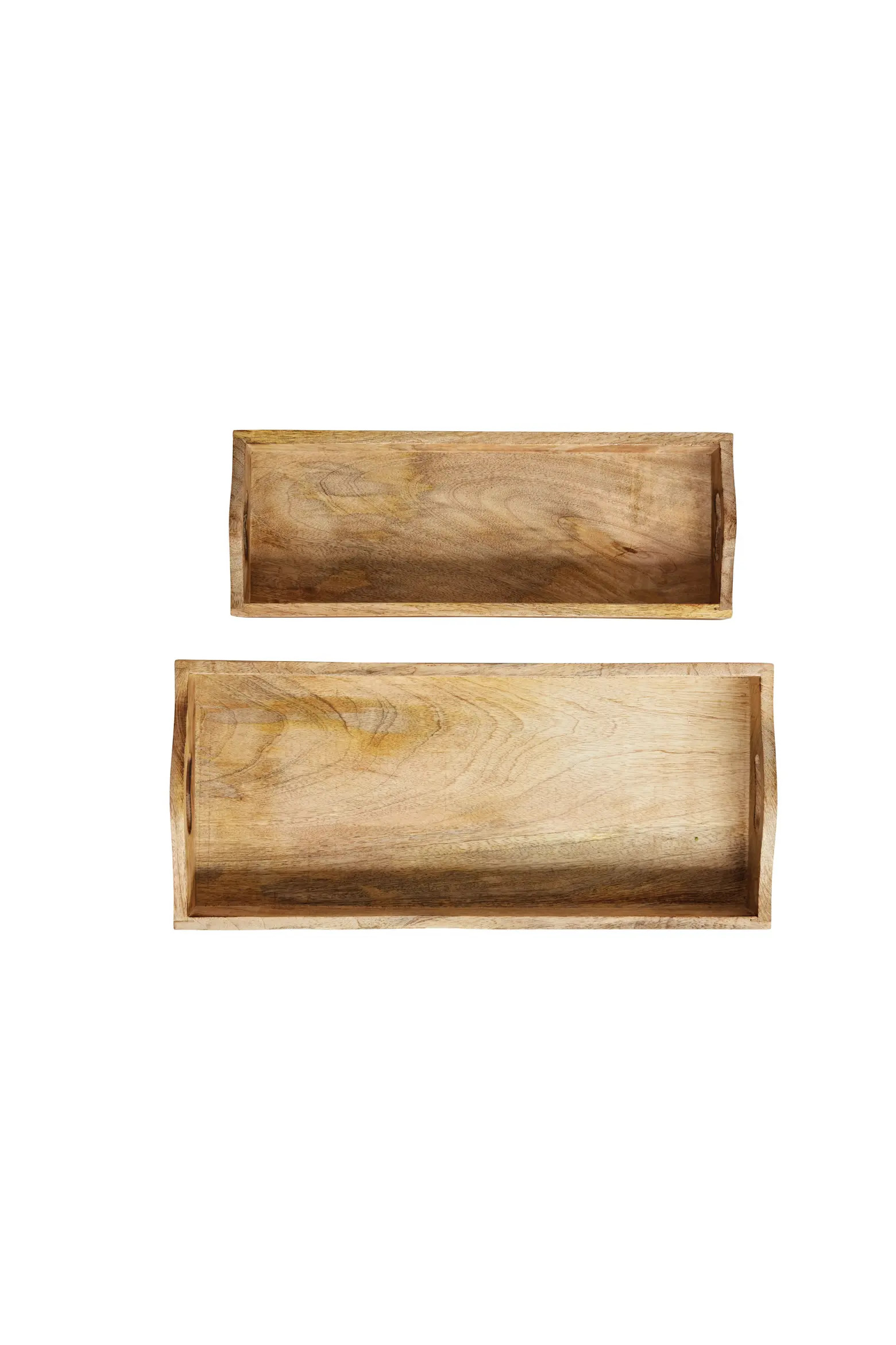 Storied Home Rectangle Mango Wood Trays, Set of 2 | Nordstrom | Nordstrom