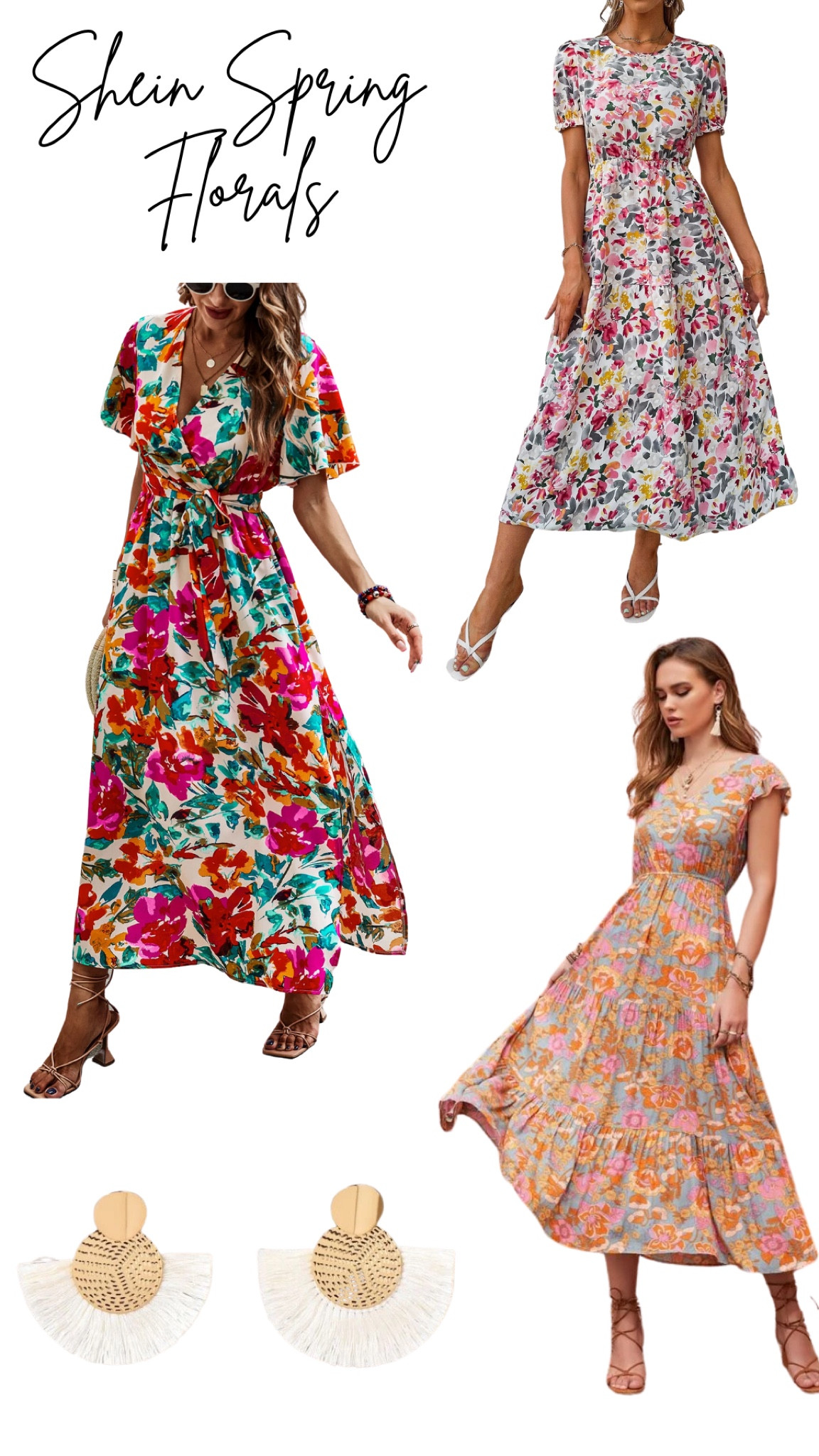 Spring outfits, spring dresses, shein, shein finds, women’s fashion,  Easter fashion, Easter outfit, vacation outfit, floral dresses 

#LTKunder50 #LTKstyletip #LTKtravel