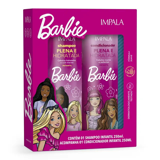 Kit Impala Barbie Plena e Hidratada Shampoo + Condicionador | Droga Raia | DrogaRaia (BR)