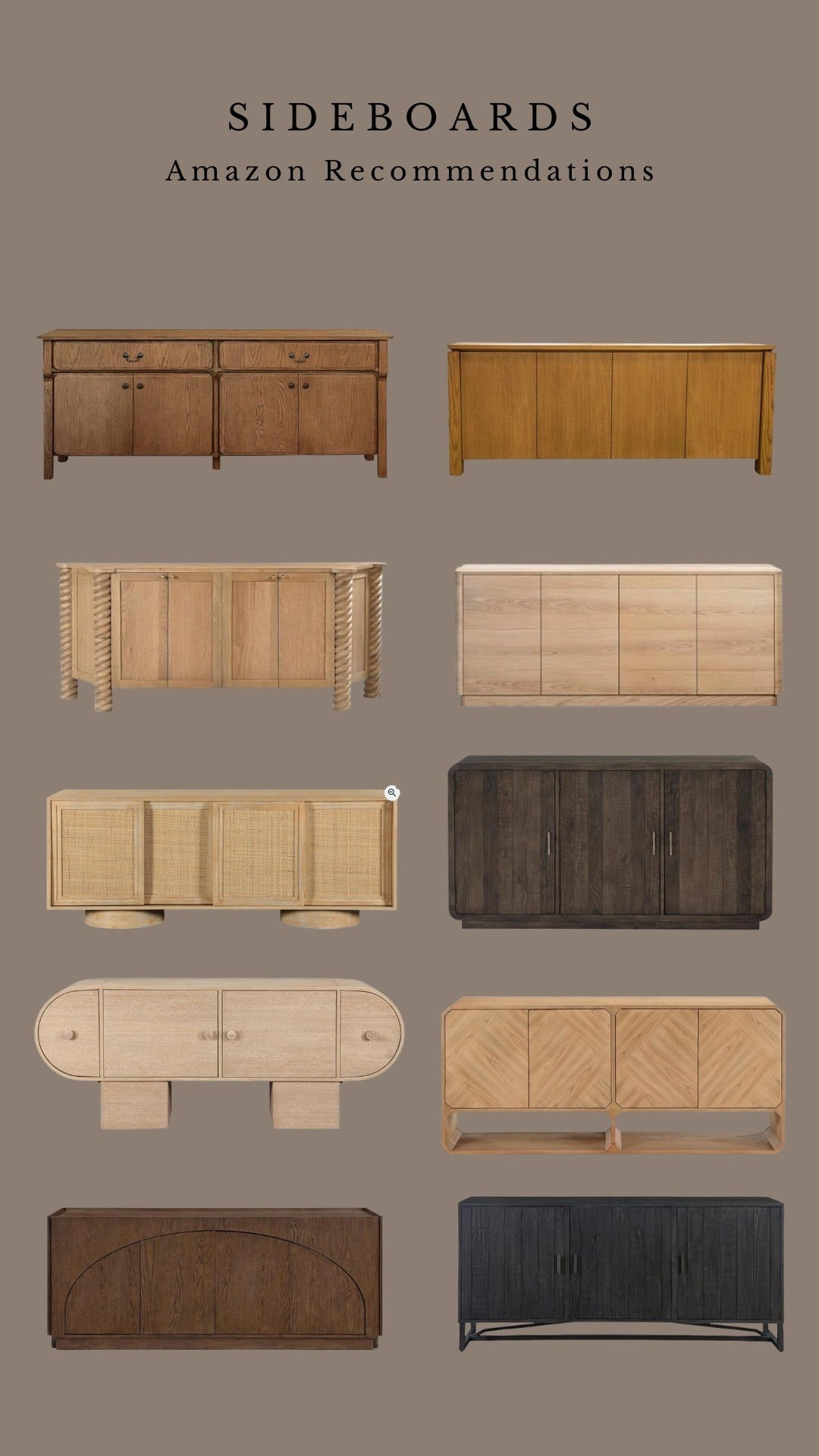 Amazon Sideboard Recommendations! 

#LTKHome