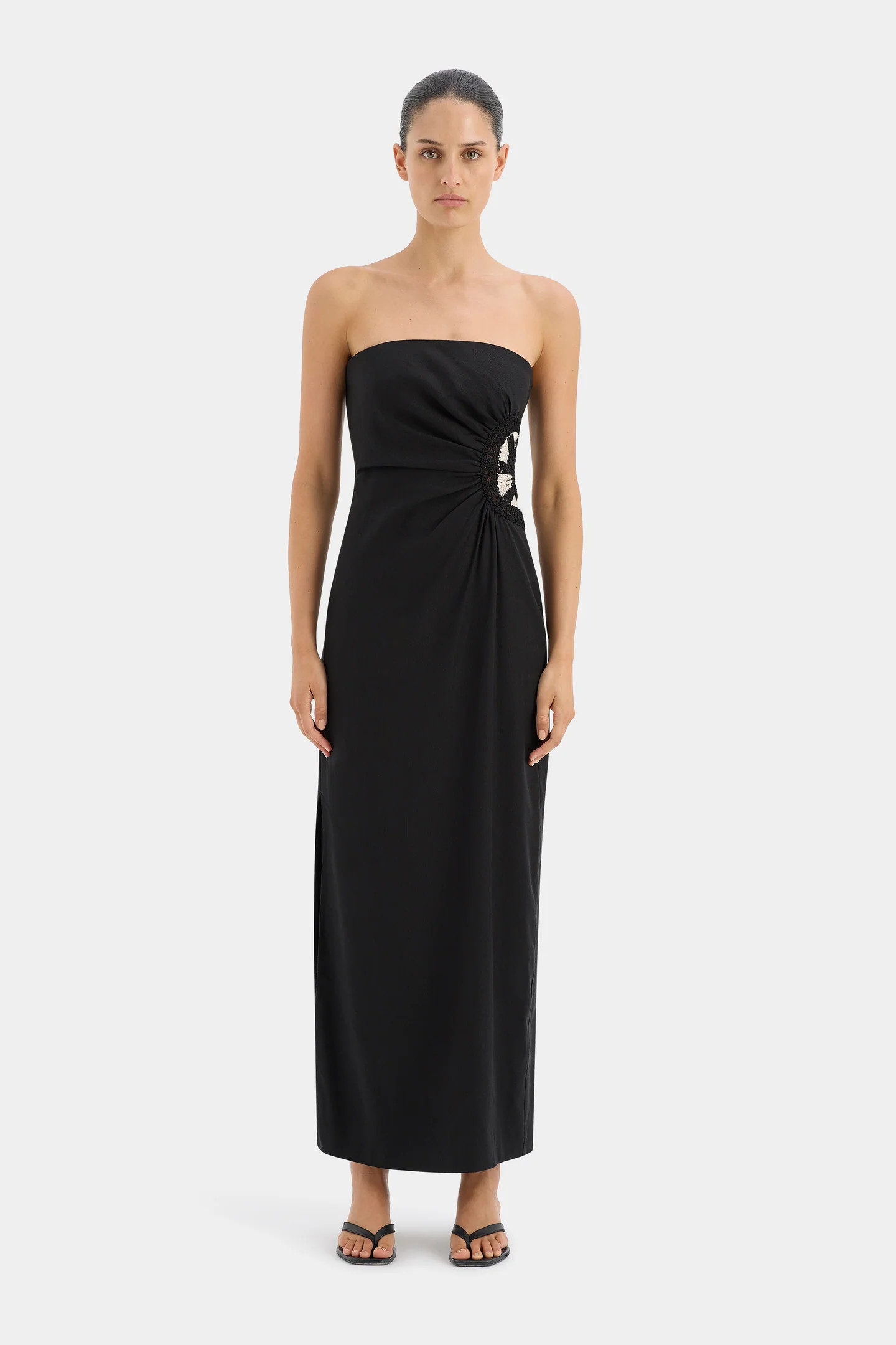 Dorian Strapless Midi Dress | Sir The Label (ANZ)