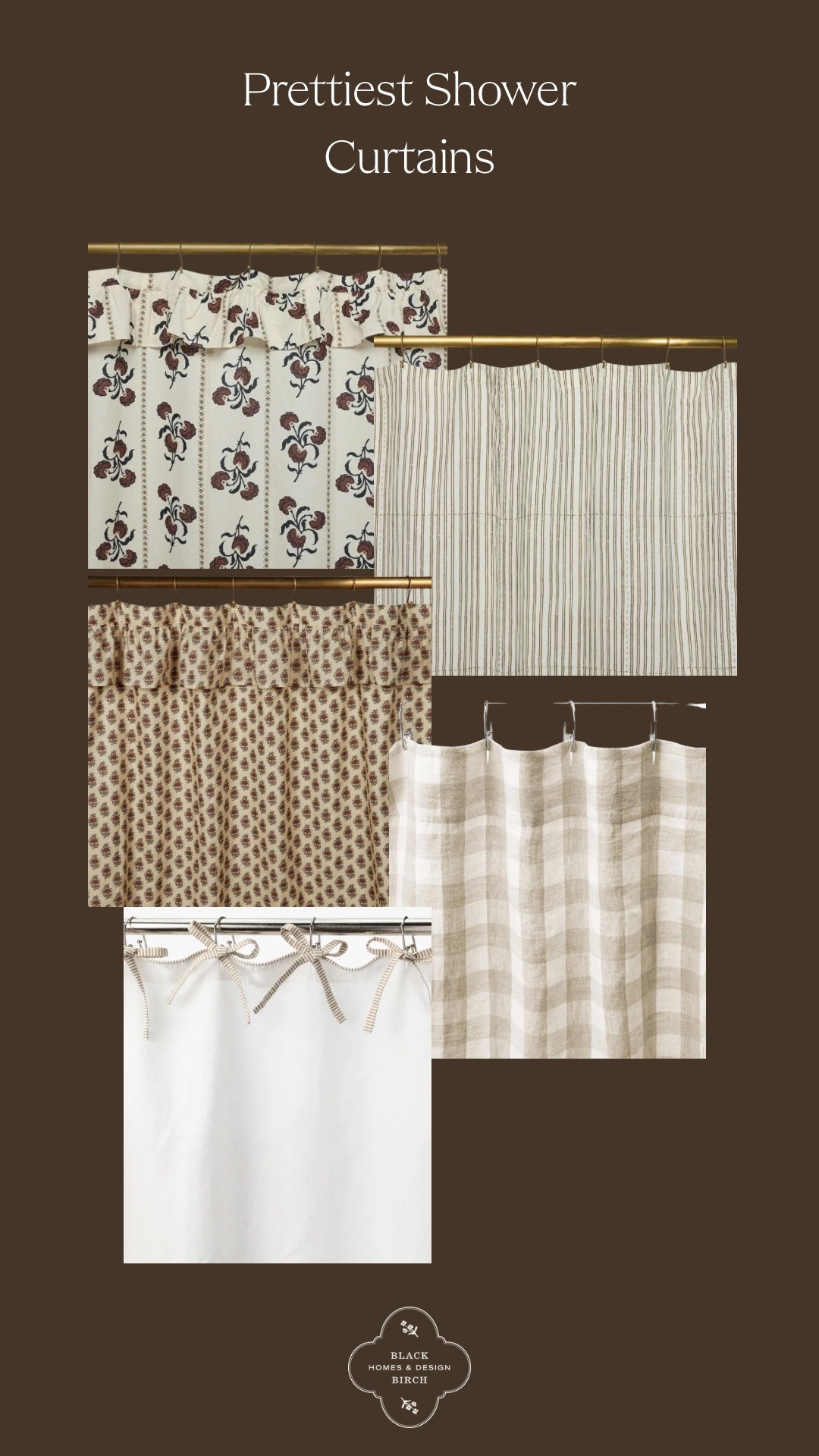 Love the vintage feel of these shower curtains!

#LTKHome