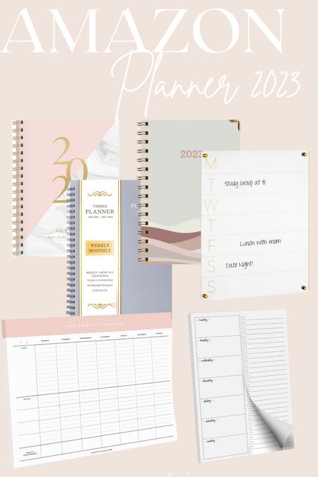 Amazon planners Amazon 2023 planner. Monthly planner. Weekly planner 

#LTKFind #LTKhome