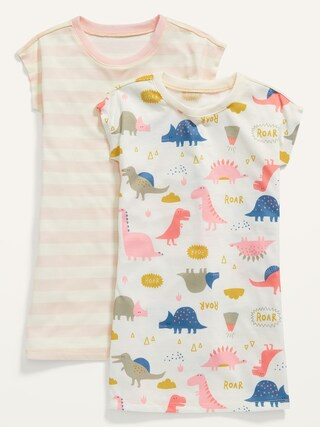 Printed Dolman-Sleeve Nightgown 2-Pack for Toddler & Baby | Old Navy (US)