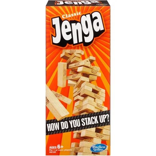Classic Jenga; Genuine Hardwood Blocks; Stacking Game for Kids Ages 6+ | Walmart (US)