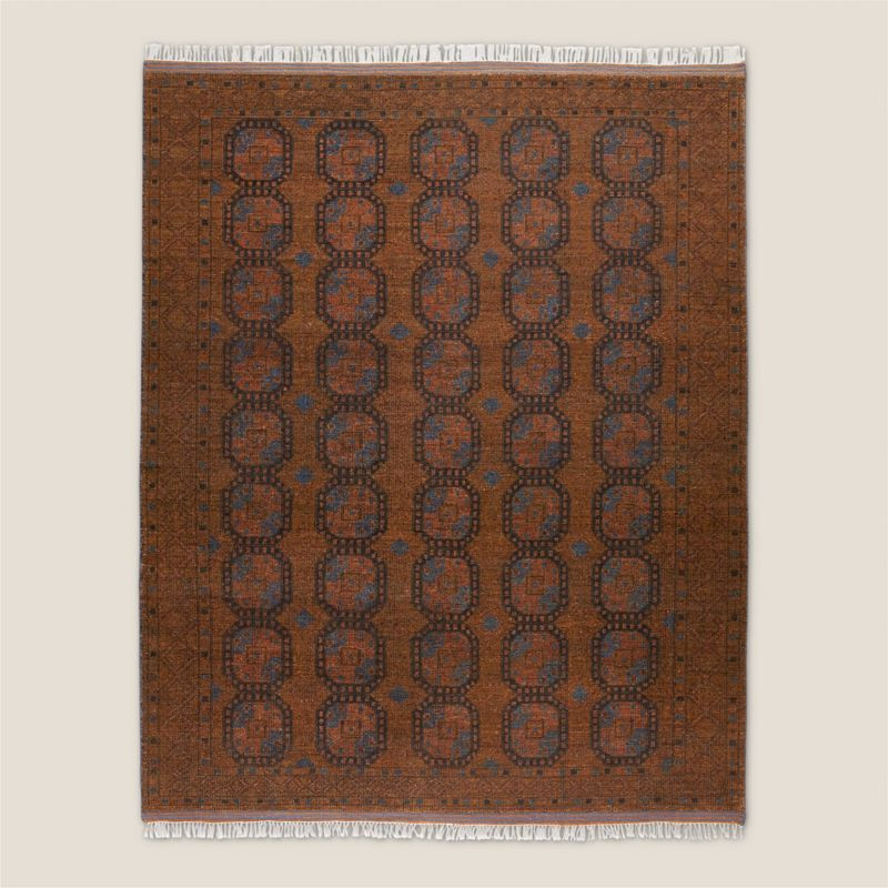 Pascala Hand-Knotted Copper Wool Area Rug 8'x10' + Reviews | CB2 | CB2