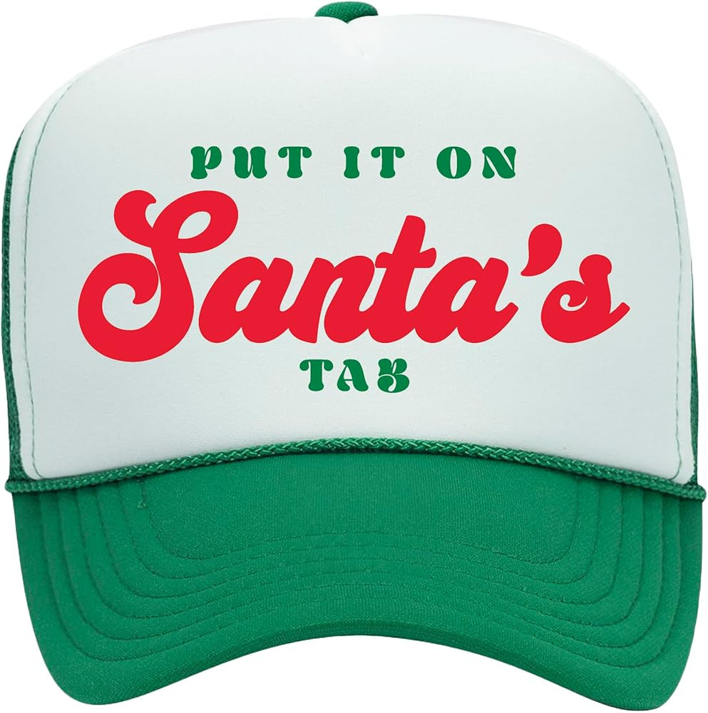 Put it on Santa's Tab hat, Funny Christmas Hat | Amazon (US)