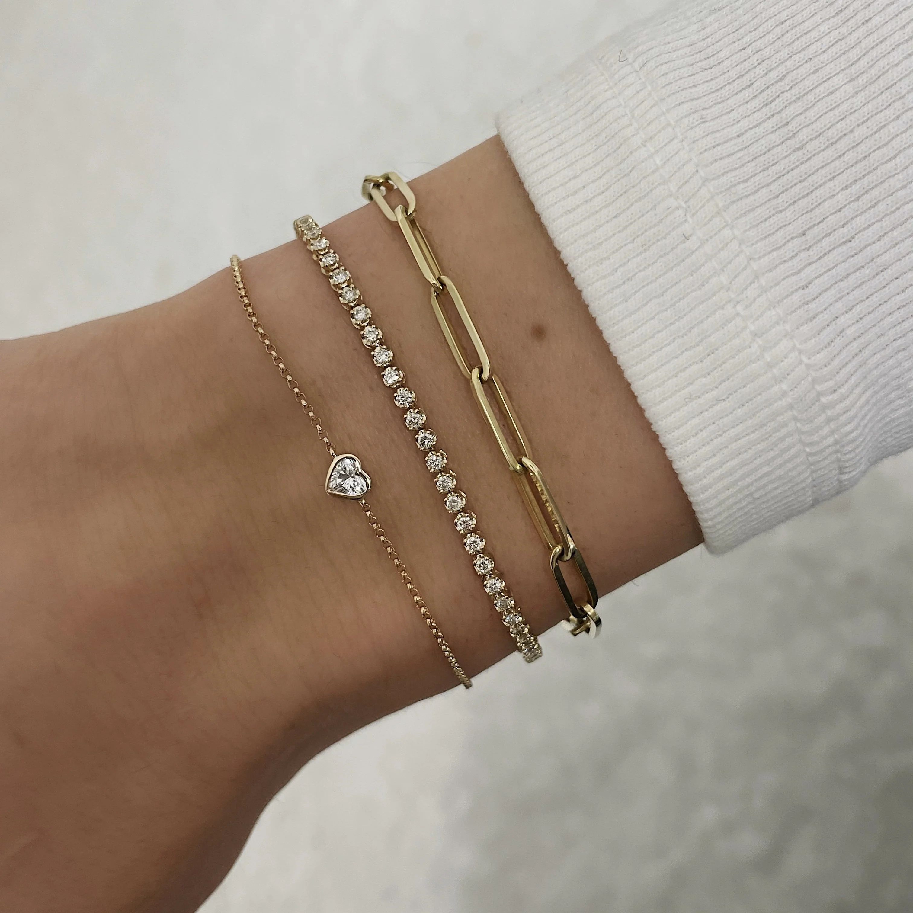 Mixed Shapes Diamond Bracelet | Ring Concierge