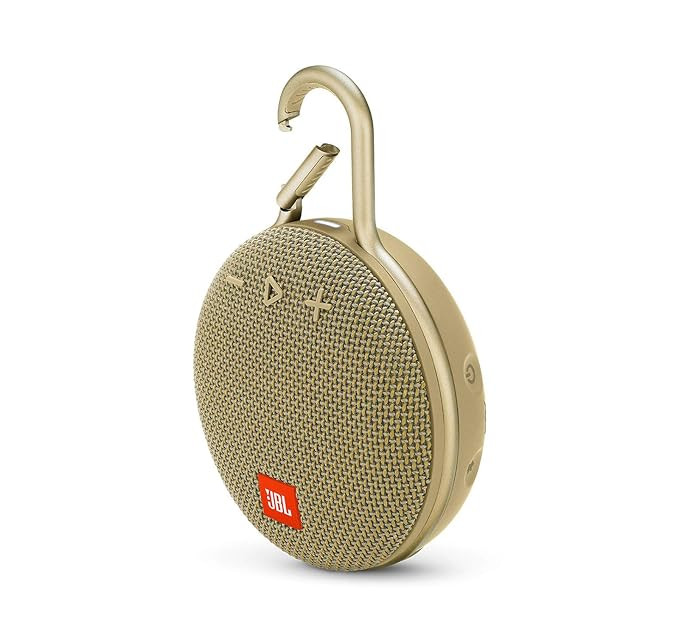 JBL Clip 3 Portable Waterproof Wireless Bluetooth Speaker - Sand | Amazon (US)