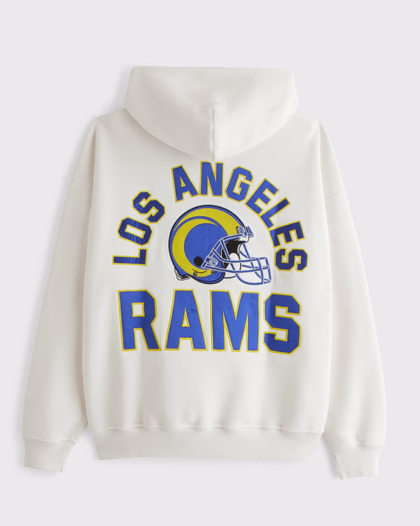 Men's Los Angeles Rams Graphic Popover Hoodie | Men's Tops | Abercrombie.com | Abercrombie & Fitch (US)