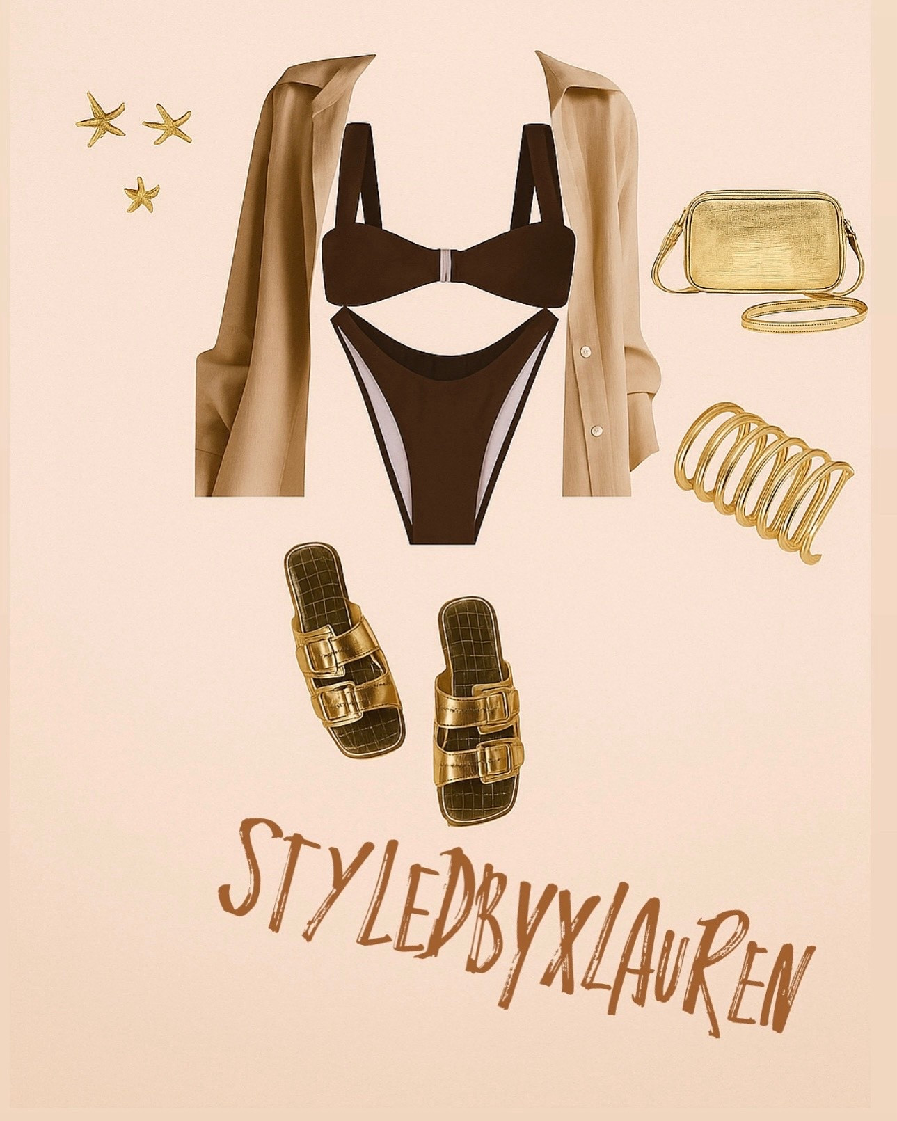 Effortless glam, golden energy ✨
Styled for sunsets, statement pieces & soft slay days.
Neutral looks never miss 🤍
#StyledByLauren

Hashtags:
#OutfitInspo #ChicStyle #FitDrop #StyledLooks #StyleEdit
#VacationStyle #NeutralOutfit #GoldenVibes #StylingPage #IGStyleDaily

#LTKSaleAlert #LTKSwim #LTKTravel