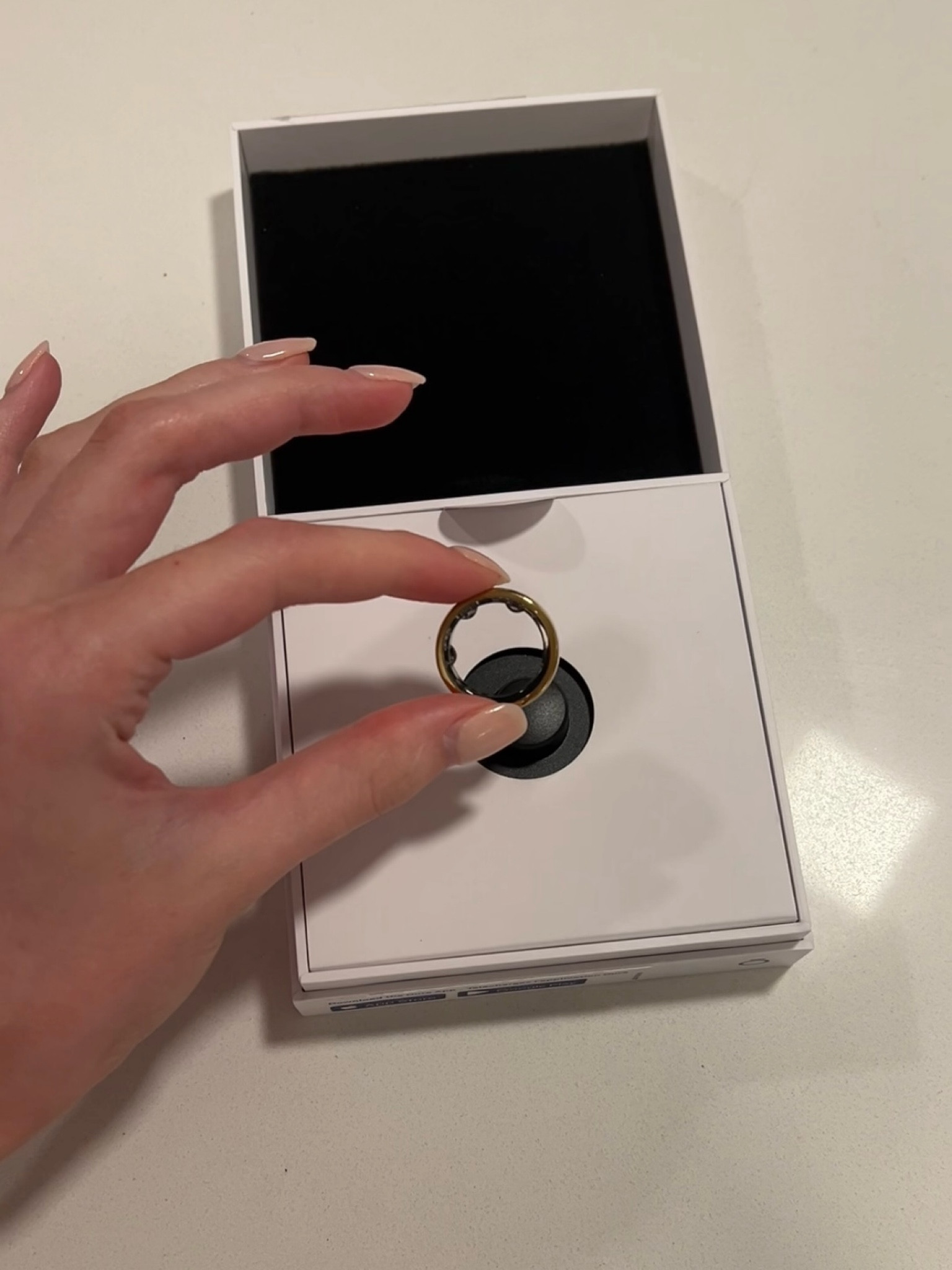 Oura Ring Gen3 Horizon - Gold - Size 8 

#LTKActive