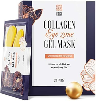 Under Eye Patches - 24K Gold Under Eye Mask Anti-Aging Hyaluronic Acid Collagen Under Eye Pads Re... | Amazon (US)