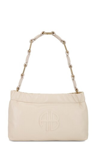 ANINE BING Small Kate Shoulder Bag in Ivory from Revolve.com | Revolve Clothing (Global)