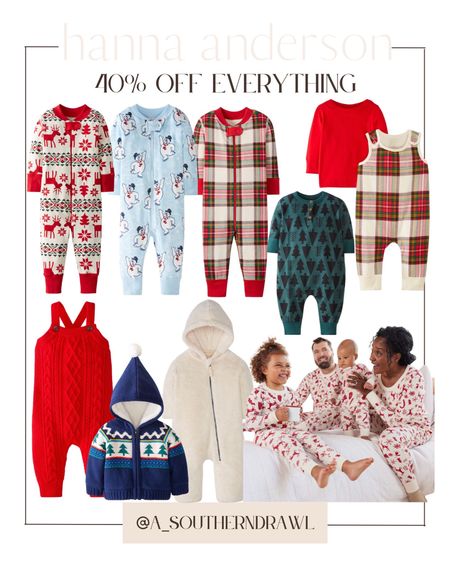 Hanna Andersson - family matching pajamas - holiday pajamas - Christmas pjs - baby Christmas pajamas

#LTKCyberweek #LTKsalealert #LTKbaby