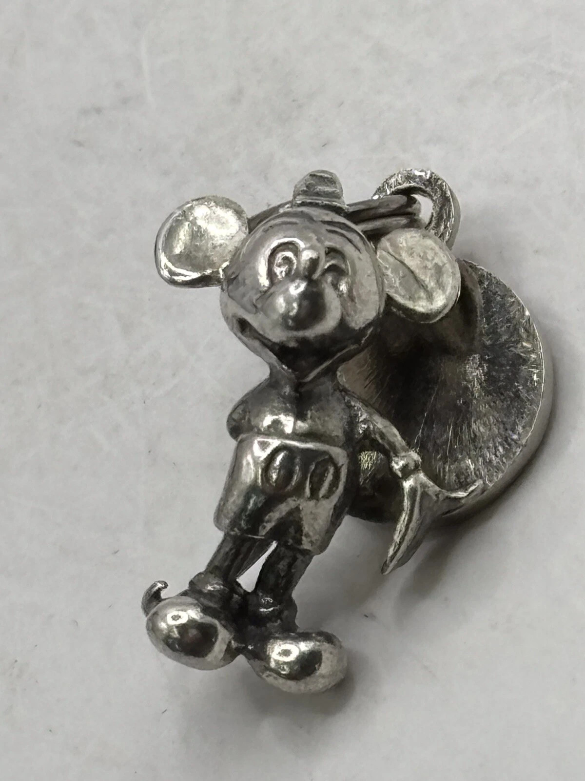 Vintage Solid Sterling Silver 3D Mickey Mouse Walt Disney Bracelet Charm ~C218~ | eBay US