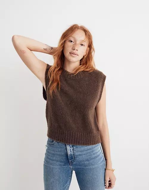Bouclé Sweater Vest | Madewell
