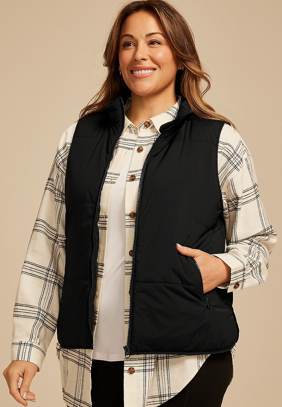 Plus Size Lightweight Quilted Vest | Maurices